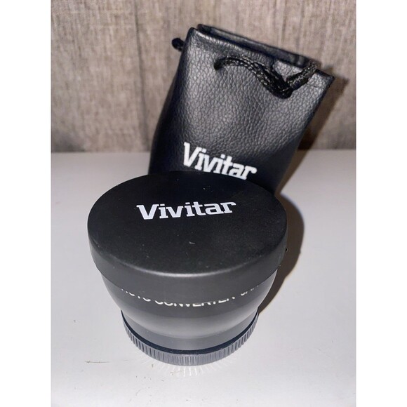 Vivitar 52mm 2.2x TELEPHOTO CAMERA LENS - VIV-52T - Includes Pouch & Cap - Picture 2 of 6